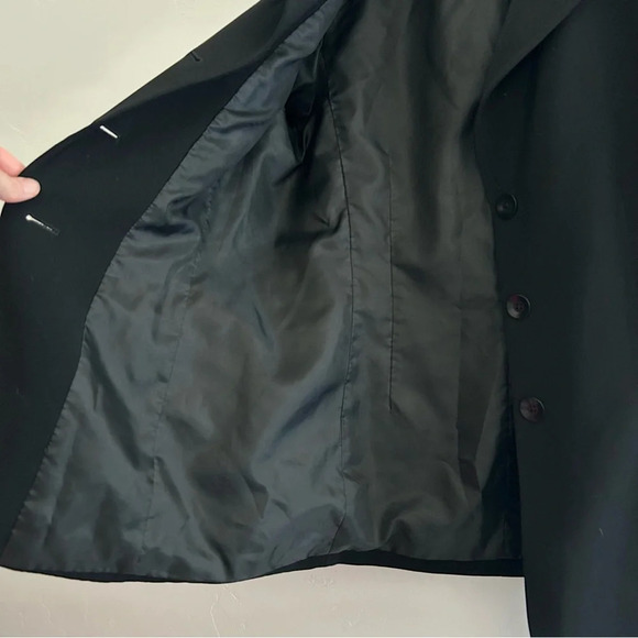 Caslon Black Blazer Jacket 3 Button Front Size 10 Petite - Picture 5 of 11
